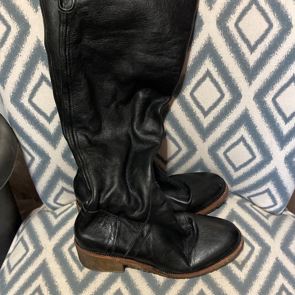 Coach Shoes - Coach Black Leather Boots 10